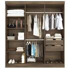 Guarda Roupa Lyon 6 Portas Café Wood