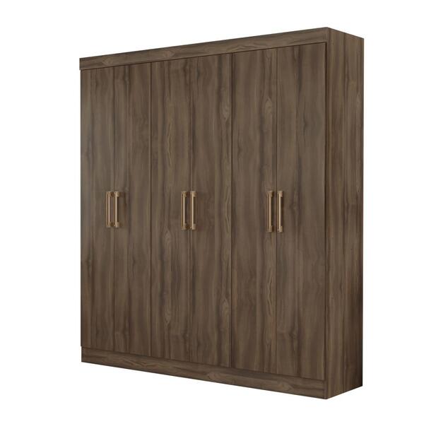 Guarda Roupa Lyon 6 Portas Café Wood