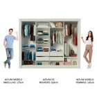 Guarda-Roupa Madesa Montana 4 Portas de Correr de Espelho