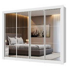 Guarda-Roupa Madesa Montana 4 Portas de Correr de Espelho