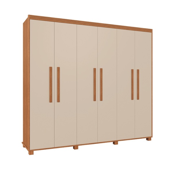 Guarda Roupa Madri P/ Quarto De Casal 100% Mdf Camas Fênix