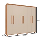 Guarda Roupa Madri P/ Quarto De Casal 100% Mdf Camas Fênix Na