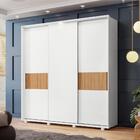 Guarda Roupa Maldivas Flex Branco Fosco Liso/nature