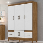 Guarda Roupa Margot Naturale Branco