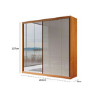 Guarda Roupa Mariana Em Mdf 2 Portas 3 Gavetas Bom Pastor