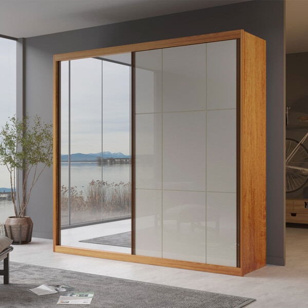 Guarda Roupa Mariana Em Mdf 2 Portas 3 Gavetas Bom Pastor