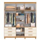 Guarda Roupa Marrocos Carvalho Grife/off White