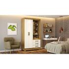 Guarda-roupa Martina 02 Portas 03 Gavetas - Nature/off White