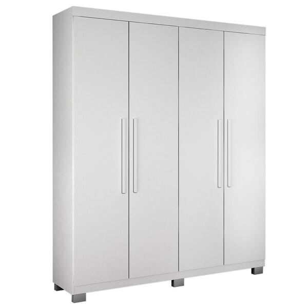 Guarda-roupa Master 4 Portas 3 Gavetas Branco