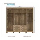 Guarda Roupa Master 8.6 Com Pés Atacama Atacama