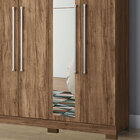 Guarda Roupa Master Vip 8 Portas Com Espelho E Pés Atacama