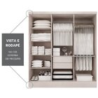 Guarda Roupa Maxel Casal Paris 6 Portas 2 Gavetas Mdf Disa Mó