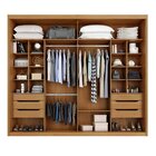 Guarda-roupa Mdf 2 Portas 6 Gavetas Atraente Cinamomo