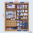 Guarda-roupa Mdf 2 Portas De Correr 3 Gavetas Milos Cinamomo/