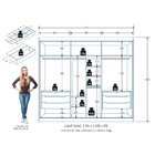 Guarda-roupa Mdf 6 Portas 6 Gavetas Colossal Jacarandá