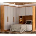 Guarda-roupa Mdf 9 Portas 4 Gav Novo Horizonte Cumaru/fendi