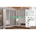 Guarda-roupa Mdf 9 Portas E 4 Gavetas Novo Horizonte Branco