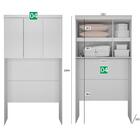 Guarda-roupa Mdf 9 Portas E 4 Gavetas Novo Horizonte Branco