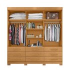 Guarda-roupa Mdp 3 Portas 9 Gavetas Ideale Max Cinamomo