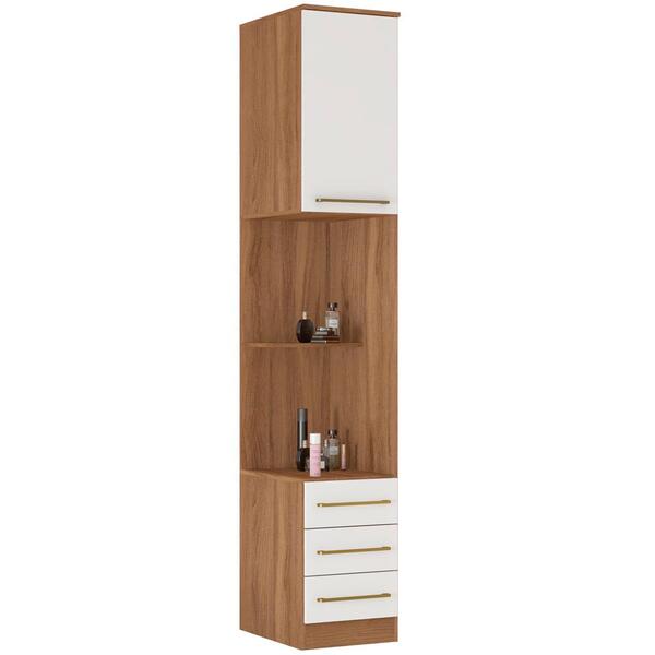Guarda Roupa Mesa De Cabeceira 71180k Amendola Branco Demartez