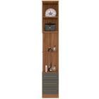 Guarda Roupa Mesa De Cabeceira 71180k Amendola Grafito Demart