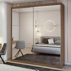 Guarda Roupa Milano Ii Com Espelho 2 Portas Wemov Freijó