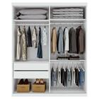 Guarda Roupa Milano Ii Com Espelho 2 Portas Wemov Freijó