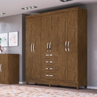 Guarda Roupa Miley Castanho Wood