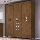 Guarda Roupa Miley Castanho Wood