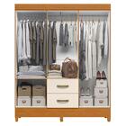 Guarda Roupa Mobi 6 Portas E 2 Gavetas - Móveis Albatroz