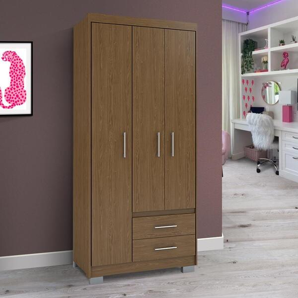 Guarda Roupa Moderno Chocolate Wood Primacy Batrol