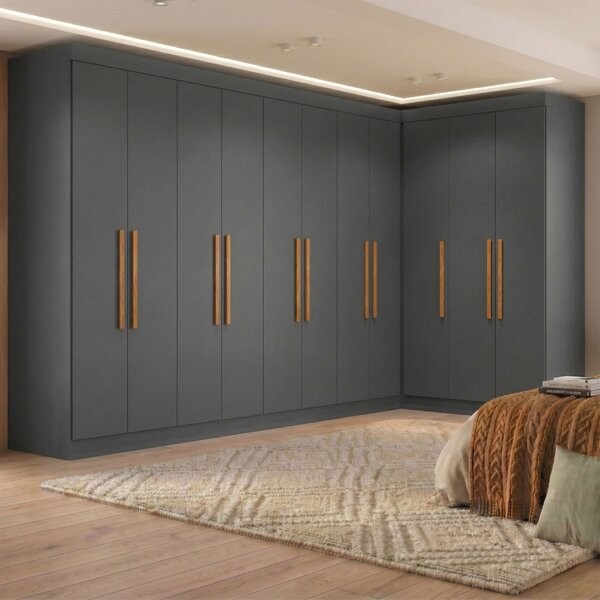 Guarda-roupa Modulação 11 Portas Canto Paris