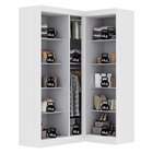 Guarda-roupa Modulação 2 Portas Com Espelho Paris Branco