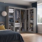 Guarda-roupa Modulação 9 Portas Canto Paris