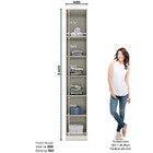 Guarda Roupa Modulado 01 Porta Predileto Henn