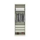 Guarda Roupa Modulado 02 Portas 03 Gavetas Seletto Henn