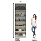 Guarda Roupa Modulado 02 Portas Cabideiro Predileto Henn