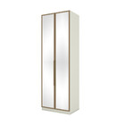 Guarda Roupa Modulado 02 Portas Espelho 03 Gavetas Seletto He