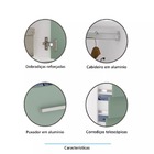 Guarda Roupa Modulado 101 50cm 3 Portas Alpes Luciane Móveis