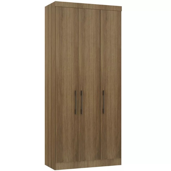 Guarda Roupa Modulado 101 50cm 3 Portas Paris Luciane Móveis
