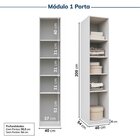 Guarda-roupa Modulado 10 Peças 11 Portas 2 Mesas De Cabeceira