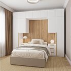 Guarda-roupa Modulado 10 Peças 11 Portas 2 Mesas De Cabeceira