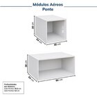 Guarda-roupa Modulado 10 Peças 11 Portas 2 Mesas De Cabeceira