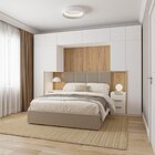 Guarda-roupa Modulado 10 Peças 12 Portas 2 Mesas Cabeceira Ja