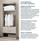 Guarda-roupa Modulado 10 Peças 12 Portas Com 2 Mesas De Cabec