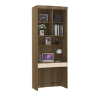 Guarda-Roupa Modulado 1 Porta de Abrir 1 MDP Avelã 90x230x46,5 Milano Luciane