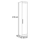 Guarda Roupa Modulado 1 Porta 274 Slim Jequitiba - Eucamóveis