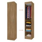 Guarda Roupa Modulado 1 Porta 3 Prateleiras Joker Boreal- M. A