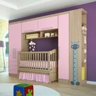 Guarda Roupa Modulado 1 Porta 4 Prateleiras 51cm Infinity Móv