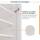 Guarda Roupa Modulado 1 Porta Americana Direita Com 6 Pratele